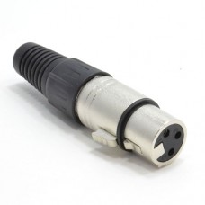 Разъем XLR (розетка) на кабель 3pin XLR-207J/SW