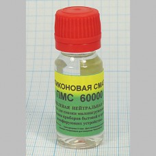 Масло силиконовое ПМС-60000 (полидиметилсилоксан), -50...+200°C, 15ml демпфирное