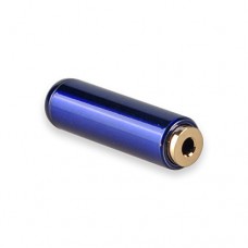 Розетка Jack стерео 3.5mm, 4pin, темно-синій корпус