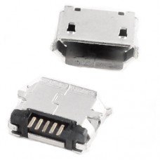 Micro USB-F розетка на плату тип B 5pin 2 ножки SMT удлиненные контакты 1_2 dip socket jack connectors port (30)