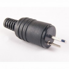 Роз'єм DIN (вилка) 2 pin 6mm на кабель (точка тире)