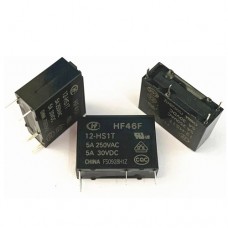 Реле HF46F/12-HS1T 12VDC, 5A SPST-NO 4pin