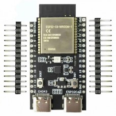 Модуль WiFi ESP32-C6-WROOM-1 (ESP32-C6-DevKit) 160MHz 512KB 4MB 2xType-C