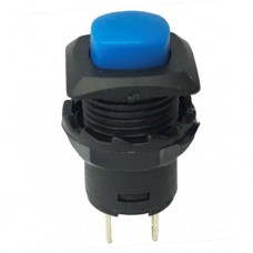 Перемикач кнопковий DS-226 SPST з фіксацією ON-OFF 2 pin 1.5A 250VAC синій
