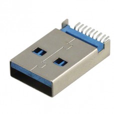 Разъем USBA 3.0 вилка на плату (USB-30-01-MS)