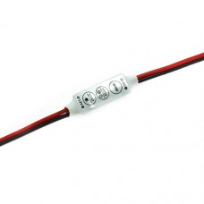 Контроллер-диммер L2P 3-х кнопочный для одноцветной ленты 12VDC 4W/m