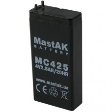 MastAK MC425 (4V2.5Ah/20hr) аккумулятор