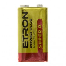 Елемент живлення ETRON Super R 6F22-9V-P1 Zink-Carbon 9V