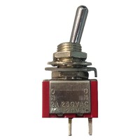 Тумблер MTS-102 ON-OFF 2pin SPST 3A, 250VAC