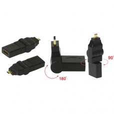 Адаптер HDMI(F) гнездо на micro HDMI (M) штекер 90° и 180°