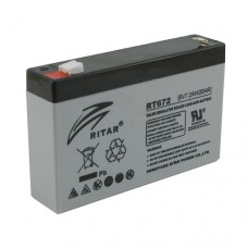 RITAR RT672 AGM (6V7.2Ah/20hr) аккумулятор