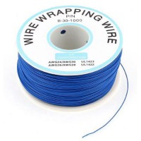 Провід монтажний B-30-1000 30AWG багатожильний мідний синій 250 метрів