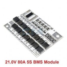 Модуль зарядки BMS 5S 21V для 5-и Li-ion/LiFePO4 акумуляторів 18650 з балансуванням току зарядки 100A