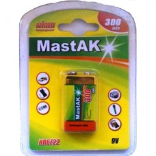 Аккумулятор MastAK NI-Mh 8.4V 300mAh HR6F22