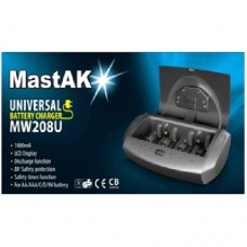 Зарядное устройство MastAK MW-208U универсальное AA/AAA/C/D/9V