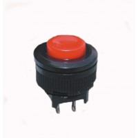 Переключатель кнопочный DS-500-501 без фиксации OFF-(ON), (2p), 10000 циклов, 1A 250V AC