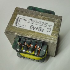 ТПШ-30-220-50 6V+6V 1.5A трансформатор