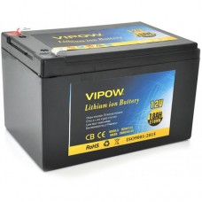 Акумулятор VIPOW VP-12180Li Li-ion 12V 18Ah 216Wh з вбудованою BMS платою