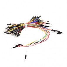 Перемычки-шнуры для Arduino разноцветные, 65 шт
