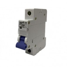 LCB45-1C25 автоматичний вимикач 25A 230V 1 полюс тип C 4.5kA малогабаритний
