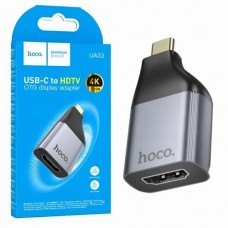 Адаптер HOCO UA33 Type-C папа на HDTV 4K (HDMI) Адаптер HOCO UA33 Type-C папа на HDTV 4K (HDMI)