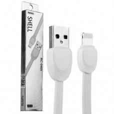 Кабель USB 2.0 A Lightning для IPhone 5/12 USB тип А (8pin) RC-040i 1m черный / белый