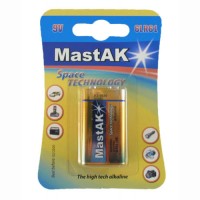 Батарейка MastAK 6LR61 alkaline 9V (крона)