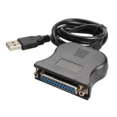 Кабель, переходник для принтера сканера USB-LPT (DB25) 0.8m