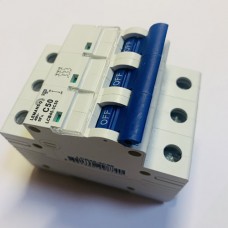 LCB45-3C50 автоматичний вимикач 50A 230V 3 полюси тип C 4.5kA малогабаритний