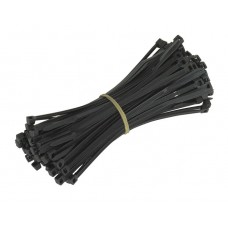 Стяжка кабельна професійна 200x4,0 чорна (100шт)