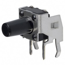 Кнопка тактова 2 pin кутова KLS7-TS6606-9.5 12V 50mA 100000 циклів H9,5