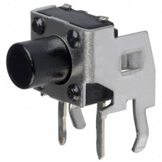 Кнопка тактова 2 pin кутова KLS7-TS6606-6.0 12V 50mA 100000 циклів H6