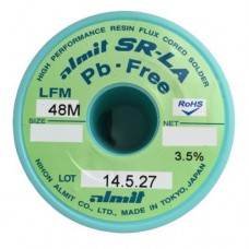 Припой LFM 48M Sn3.0Ag0,5Cu флюс 3.5%  t217°C - 220°C 1.0mm 500g