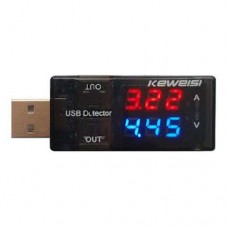 Тестер USB KWS-10VA 3-9V 0-3A для вимірювання постійного току та напруги