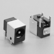 Разъем питания DC 5.5/1.7mm (розетка)  на корпус 3 pin угловой для LG, Acer