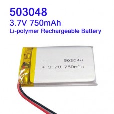 Акумулятор Li-Pol 503048 3.7V 750mA захист від перевантаження для mp3/mp4 GPS навігатор, Bluetooth-гарнітура, телефон, КПК
