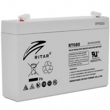 RITAR RT680 AGM (6V8.0Ah/20hr) аккумулятор