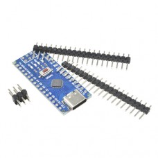 Плата-контролер Arduino Nano 3.0 на базі ATmega328U-TH + Type-C
