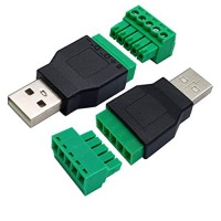 Адаптер USB - штекер на терминал блок 5 pin 15EDGK-3.5-05P-14-00A(H)