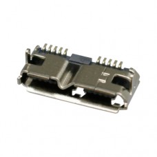 Micro USB-AB/F 3.0 розетка на плату 10pin SMT HW-USB3.0-06-001