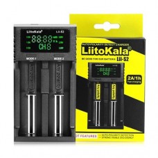 Зарядний пристрій LiitoKala Lii-S2 на 2 акумулятора 18650 26650 16340 CR123 LiFePO4 Ni-MH Ni-Cd Li-ion