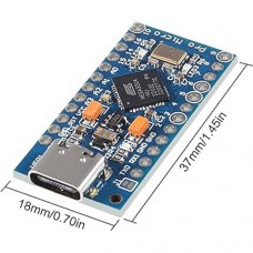 Плата-контролер Arduino Pro Micro на базі ATMEGA32U4-AU 5V/16MHz Type-C