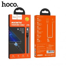 Кабель USB 2.0 A - micro B USB (5pin) HOCO U76 Fresh magnetic 2.4A 1.2m