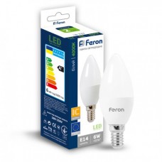 Лампа світлодіодна Feron LB-737 E14 6W (60W) біла 4000K 520Lm