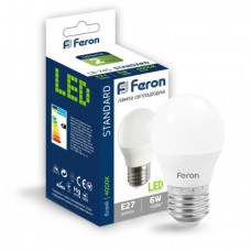 Лампа світлодіодна Feron LB-745 E27 6W (60W) біла 4000K 520Lm