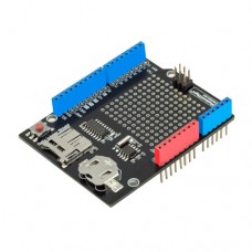 Плата расширения для Arduino MicroSD-card + RTC часы реального времени