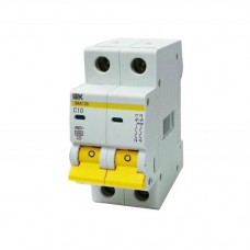 IEK BA47-29M 2P/C10A автоматичний вимикач 10A 230V 2 полюси тип C 4.5kA малогабаритний