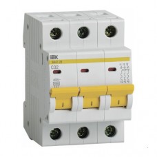 IEK BA47-29M 3P/C32A автоматичний вимикач 32A 230V 3 полюси тип C 4.5kA малогабаритний