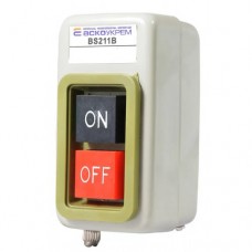 Пускова кнопка BS-211B 400V 6A 3NO IP40 вимикач-роз’єднувач