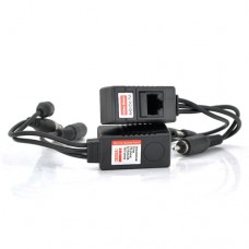 Приймальник-передатчик пасивний відеосигнала (RJ-45) PVA, DC живлення+BNC відео+AV аудіо